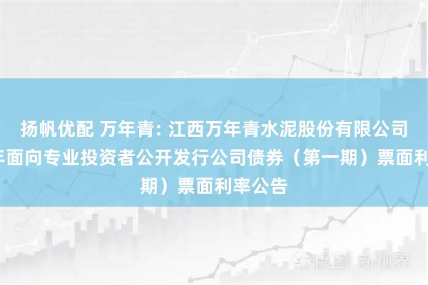 扬帆优配 万年青: 江西万年青水泥股份有限公司2025年面向专业投资者公开发行公司债券(第一期)票面利率公告